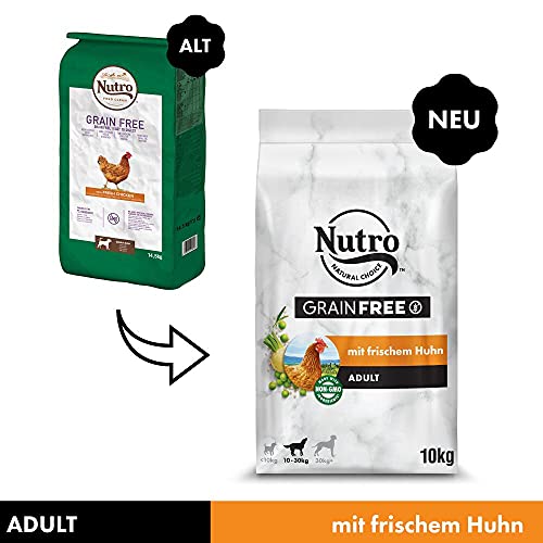 Nutro Grain Free Adulto Pollo Razas Medianas 10 kg