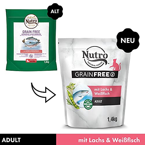 Nutro Grain Free gato adult salmón 1,4 kg