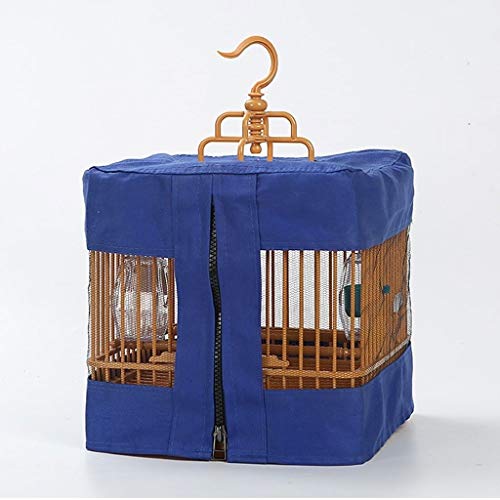 NYKK Bolsa de Transporte para Mascotas Jaula de pájaros de plástico Loro Creativo Jaula de pájaros Canarios Suministros for Mascotas Jaula de pájaros de Metal