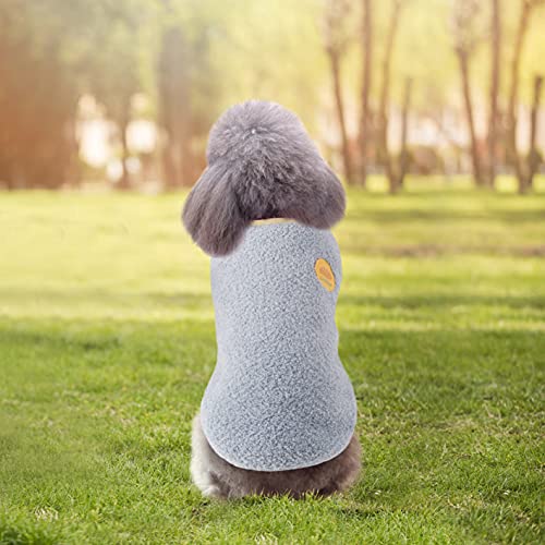 Oslueidy Abrigo de Invierno para Perros, Chaqueta Cálida Chaleco para Perros, Ropa para Cachorros, Chaqueta para Chihuahua, Mini Schnauzer, Pomerania, Pequeño Corgi, Caniche (S, Azul)