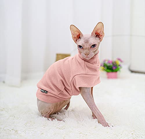 Oslueidy Suéter para Mascotas Jersey Suave para Perros,Felpa para Perros Chaleco Winter Doggie Kittens Ropa De Abrigo por Cachorro Chihuahua Osito de Peluche Gatos sin Pelo Bulldogs Pequeña Animal