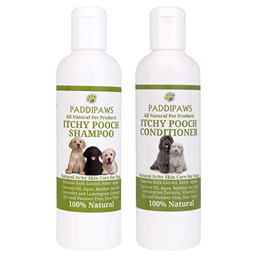 PADDIPAWS - Spray para Perro con picor 100% Natural, Alivio rápido de la picazón y la incomodidad, calmante y sin picaduras, Ingredientes Naturales Seguros, no tóxicos y sin parabenos