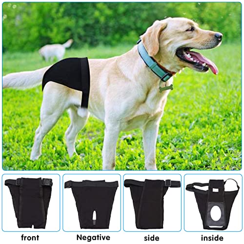 Pañales para Perro, Pantalones Protectores para Perros, Pantalón Sanitario para Perro con 3 Toallas Sanitarias, Braguitas para Perros de M a XL, Pantalón Sanitario para Perros Pequeños y Medianos (XL)