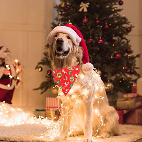 Pañuelo Bufanda de Mascota Navidad, Baberos Lavables de Perros Gatos, Bandanas Navideñas para Mascotas, es Adecuado para Todos los Perros, Gatos y Otras Mascotas (3 Piezas)