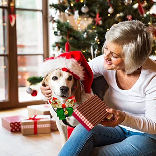 Pañuelo Bufanda de Mascota Navidad, Baberos Lavables de Perros Gatos, Bandanas Navideñas para Mascotas, es Adecuado para Todos los Perros, Gatos y Otras Mascotas (3 Piezas)