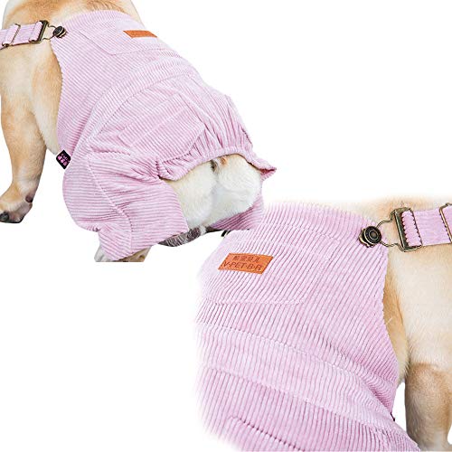 PAPIEEED Ropa de perro Vaqueros, ropa de perro, mamelucos de cachorro para perros pequeños, medianos y pequeños, trajes de moda para mascotas para invierno y otoño