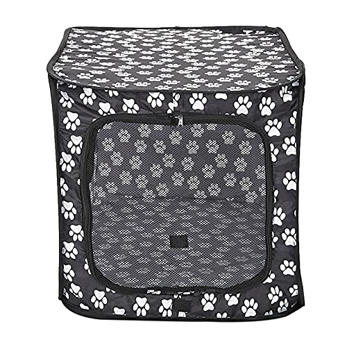 Parque interior para perros Tienda de jaula de gato de perro grande de interior plegable para pequeños cachorros gatito Cercas transpirables rectangle Playpen Accesorios para animales Jaula Valla Corr