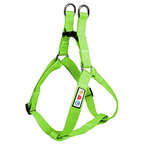 Pawtitas Arnes de Entrenamiento Chaleco Pechera para Perros y Cachorros arnes de adiestramiento Ideal para Caminar Perros Cachorros arnes Extra pequeño Color Verde