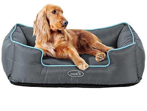 Pecute Cama de Perros y Gatos Alfombra para Mascotas Tela Impermeable Desmontable y Extraíble (L:79 * 66cm)