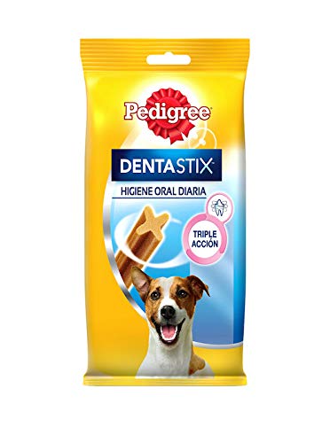 Pedigree Dentastix Snack Dental para la Higiene Oral de Perros Pequeños (10 paquetes de 7ud)