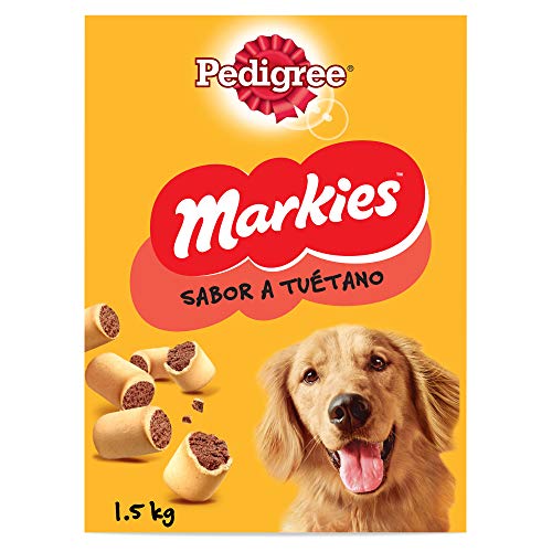 Pedigree Markies Galletas para perro Sabor Tuétano (Pack De 5 x 1,5kg)