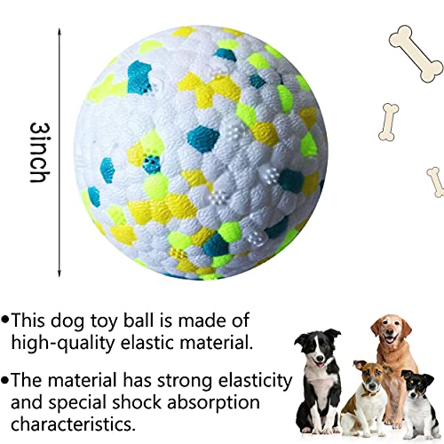 Pelota de Juguete para Perros,Pelota Perro Indestructible,Pelota de Caucho Natural para Perros,Bola Interactiva Perros para Perros Pequeños Medianos y Perros Grandes (Verde)