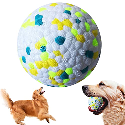 Pelota de Juguete para Perros,Pelota Perro Indestructible,Pelota de Caucho Natural para Perros,Bola Interactiva Perros para Perros Pequeños Medianos y Perros Grandes (Verde)