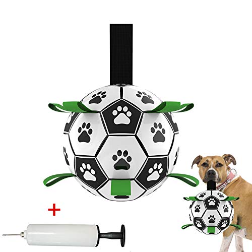 Pelota de Juguete para Perros,Seguro y Amigable com el Medio Ambiente,Juguete Interactivo Resistente al Agua y Desgastes,Juguete para Perros pequeños y medianos Pelota de Entrenamiento interactiva