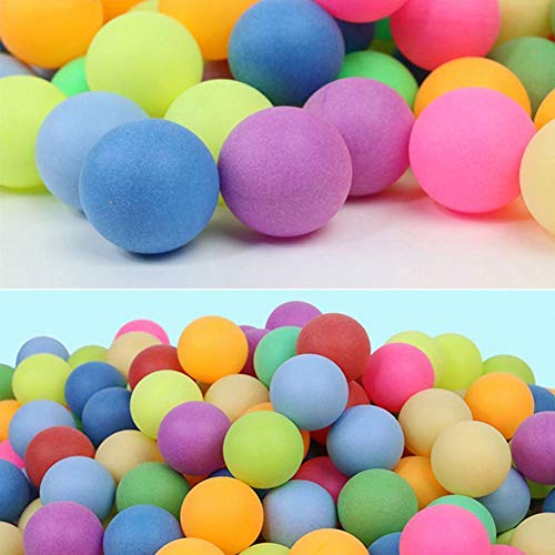 Pelotas de tenis de mesa de colores 100 unids Pingpong Pelota de entretenimiento Colores mixtos Pretty Balls for Beer juego, DIY Artesanía, Decoraciones de fiesta, Gato y juguetes para perros Color