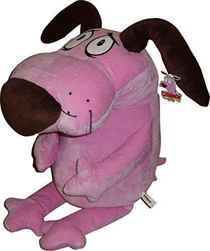 PELUCHE Coraje el PERRO COBARDE XXL Gigante 75cm Cartoon Network FELPA