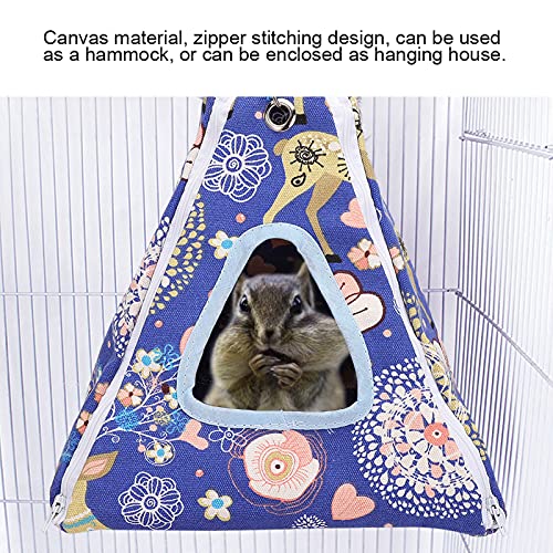 Pequeña hamaca para mascotas Tienda de hámster Cama colgante Felpa Animal pequeño Ropa de cama para dormir en invierno Suministros para mascotas(Small)