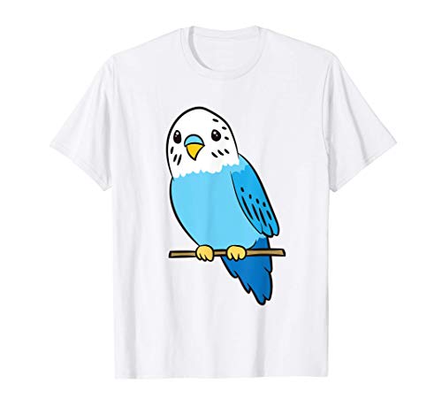 Periquito Pájaro Periquito Lindo Periquito Azul Camiseta