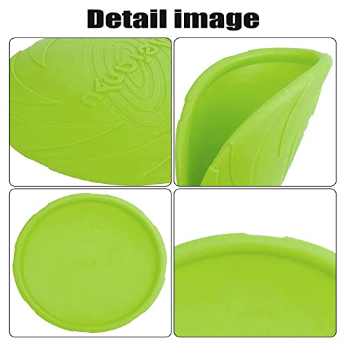 Perros interactivos Frisbee,2 Pcs Frisbee Perro,Frisbee de Goma para Perros,Juguete de Disco Volador para Perro, Disco Volador Perros Frisbee Perro Grande, Frisbee Perro