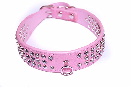 Pet Palace® "Debonair Doggy" Suede Diamante Studded Collar de lujo para perros de distinción VENTA TERMINA MEDIANTE NOCHE EL DOMINGO!