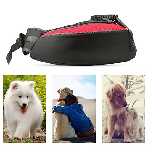 PETCUTE Bolsa para Perros pequeños y medianos Transportín para Perros Bolsa Bandolera de Transporte para Perros de Viaje