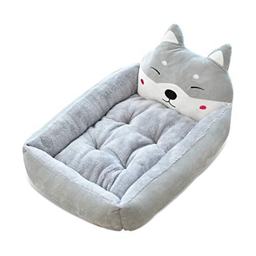 PETCUTE Cama para Mascotas Grandes Lavable Sofá Perro Suave Impermeable Cama para Gato y Perros Medianos,con Cojín Felpa Extraíble