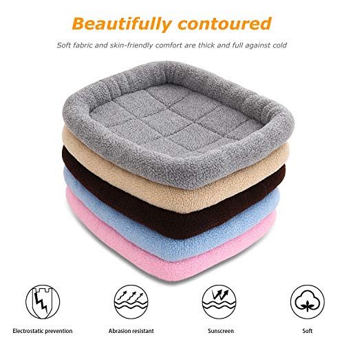 PETCUTE Cama para Perros colchón para Perros Gatos Cojines de jaulas para Perros Cojines para Gatos Machine Lavable