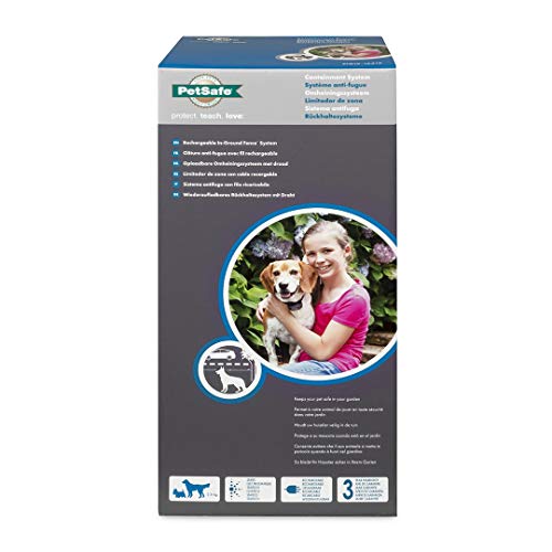 PetSafe PIG19-16413 - Valla antifugas con cable con collar recargable, fácil de instalar, impermeable