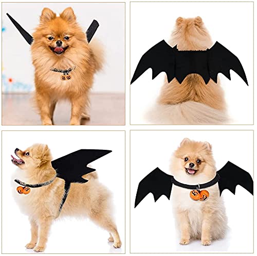 PHIEZC Disfraz de Halloween para perros y gatos,disfraz de alas de murciélago,fiesta de Halloween,disfraces divertidos para perros y gatos,traje de alas de murciélago para perros y gatos para mascotas