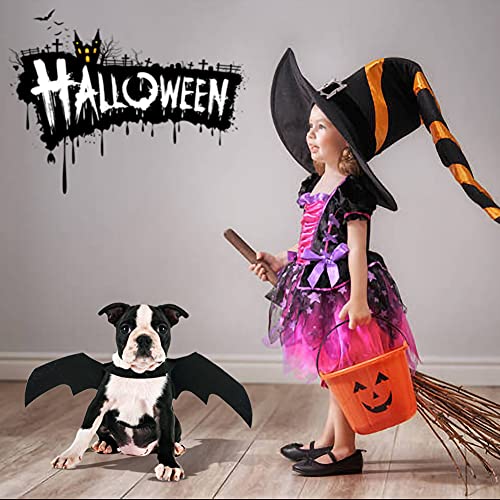 PHIEZC Disfraz de Halloween para perros y gatos,disfraz de alas de murciélago,fiesta de Halloween,disfraces divertidos para perros y gatos,traje de alas de murciélago para perros y gatos para mascotas