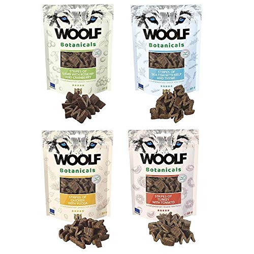 Pienso Natural Greatness de Pollo SIN Cereales Hipoalergénico Perros Cachorros y Adultos Mini - ToySaco 6 Kg + 4 Snacks Naturales Woolf 80 grs (Pescado, Cordero, Pollo y Pavo) | ANIMALUJOS