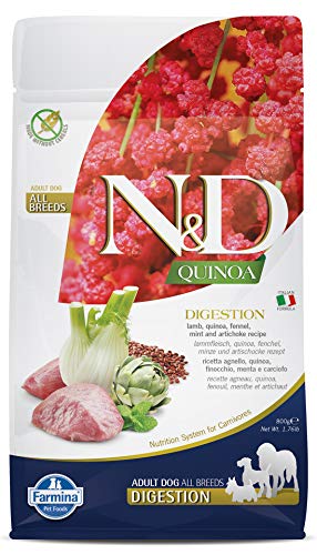 Pienso perro Cordero Quinoa Finocchio Menta Carciofo 800 gr. farmina N & D