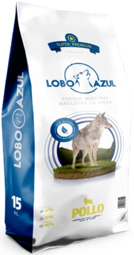 Piensos Lobo Azul Pollo 15 Kg Super Premium para Perros