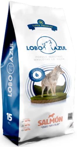 Piensos Lobo Azul Salmón 15 Kg Super Premium para Perros