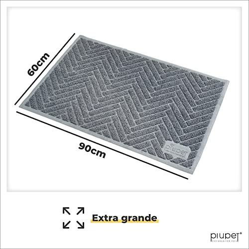 PiuPet® Alfombrilla de Arena para Gatos - Extra Grande 90cm x 60cm