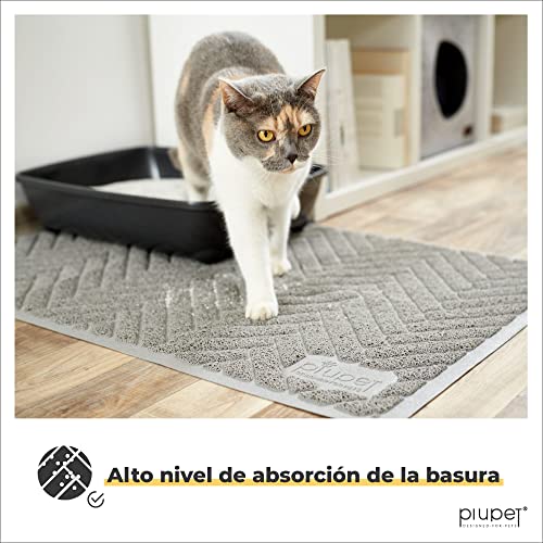 PiuPet® Alfombrilla de Arena para Gatos - Extra Grande 90cm x 60cm