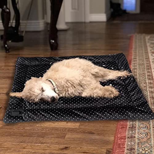 pologmase Almohadilla térmica para Mascotas, Cama calefactable para Gatos y Perros, Alfombrilla calentadora para Mascotas, Alfombrilla calefactora para Cama de Gato con calefacción Suave de 3 Niveles