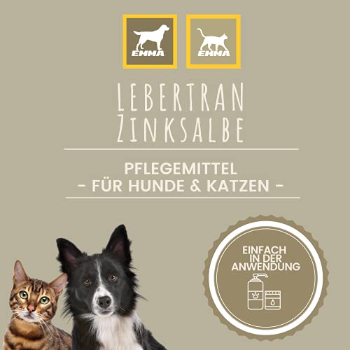 Pomada de zinc de hígado I pomada para heridas para perros y gatos I pasta de zinc para heridas abiertas I Eczem Zinc Wundheil crema para cicatrización de heridas I pomada para animales 250 ml