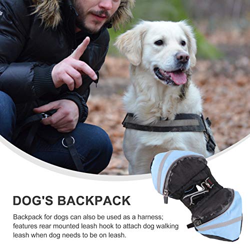 POPETPOP Alforja para Perros- Mochila Deportiva para Perros Mochila Portátil Transpirable Al Aire Libre para Perros Alforja para Viajes Camping Senderismo