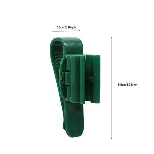 POPETPOP Clip de Montaje de Tubería de Agua para Pecera Plástico Ajustable Abrazadera de Tubo de Acuario Soporte de Manguera de Agua Soporte de Manguera Verde 4 Piezas