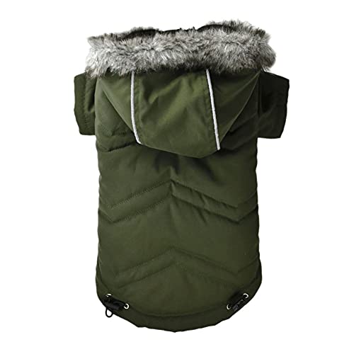 Poseca Abrigos para Perros pequeños Abrigo de Invierno Impermeable para Perros Abrigo con Capucha para Perros pequeños Ropa de Yorkshire Yorkshire Abrigos para Perros para Perros pequeños y medianos