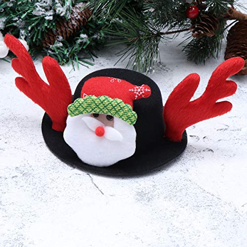 PRETYZOOM Gorro de Navidad para perro, divertido y festivo, decoración para fiestas de cosplay, disfraz para mascotas y gatitos (Santa Claus)