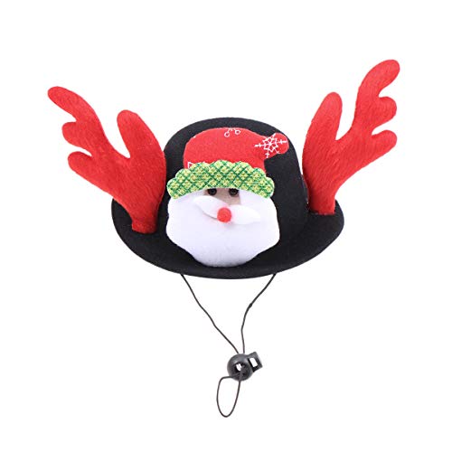 PRETYZOOM Gorro de Navidad para perro, divertido y festivo, decoración para fiestas de cosplay, disfraz para mascotas y gatitos (Santa Claus)