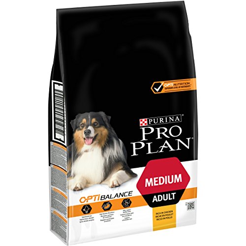 Pro Plan Medium Adult con Optibalance, Rico en Pollo – 7 kg – Croquetas para Perros Adultos de tamaño Mediano