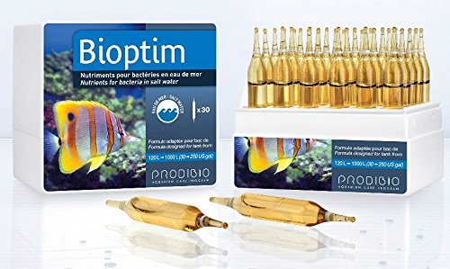 PRODIBIO Bioptim nutrientes para bacterias en agua salada para acuario agua dulce arrecife marina coral SPS LPS tratamiento tanque salado