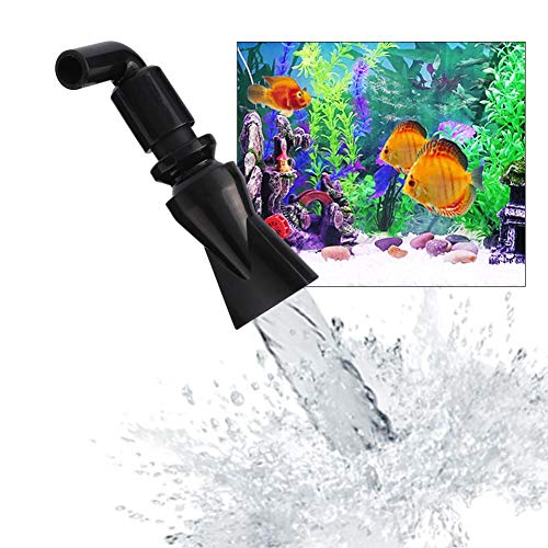 Pssopp 5 unids Acuario Pico de Pato Boquilla de Salida de Agua de plástico Pico de Pato Flexible rotar libremente Tanque de Peces Bomba de Montaje(S)