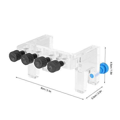 Pssopp Soporte de Tubo de Manguera de Acuario, Soporte de Manguera de tubería de Agua de Acuario Clip de Montaje de Filtro de Tanque de Pescado Soporte de Abrazadera de Tubo de Tanque