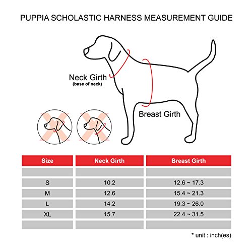 Puppia Scholastic arnés para Perro