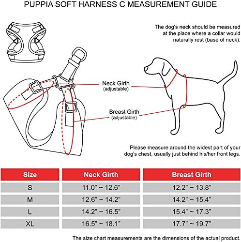 PUPPIA Soft Harness C