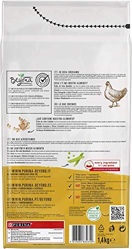 Purina Beyond Pienso Natural para Perro Adulto Pollo y Cebada Integral 6 x 1,4 Kg